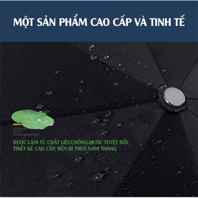 Dù Che Nắng Che Mưa 8 Xương Xếp Gọn Tiện Lợi
