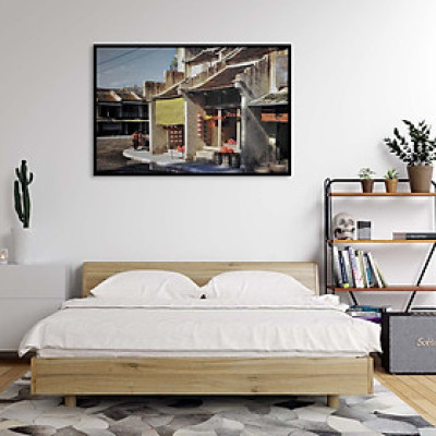 Tranh treo tường phong cảnh Hà Nội xưa - HNX010