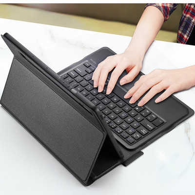 Bao da kèm bàn phím cho SamSung Galaxy Tab S10 Plus , S9 FE+ ( S9 Fe Plus ) , Tab S9 Plus , Tab S9 , Tab S9 Fe chính hãng Dux Ducis có bàn di chuột TrackPad - Hàng chính hãng