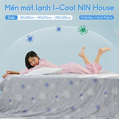 [CHĂN HÈ MÁT LẠNH] Mền lạnh I Cool Advance NIN House | Chăn mền Ice Silk fabric siêu mát lạnh cao cấp 2mx2m2 màu NM8031, Chăn điều hoà nhiều độ