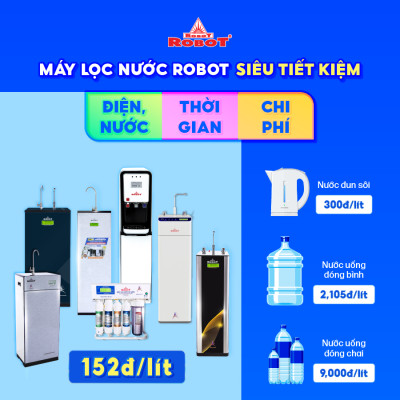 Máy Lọc Nước ROBOT Lux Pro 2410W-UR Chức Năng Lọc Tích Hợp R.O + UF - Hàng Chính Hãng