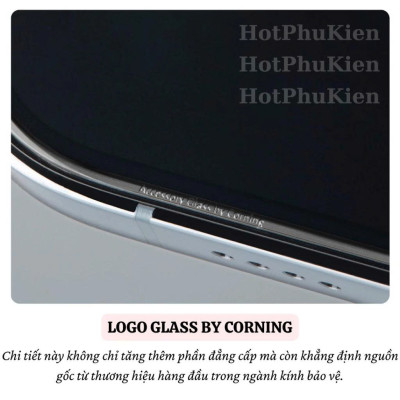Kính Cường Lực HODA CORNING Siêu Mỏng 0.33mm – Bảo Vệ Toàn Diện Cho iPhone 12 13 14 15 16 Series Pro Pro Max Plus - Hàng nhập khẩu