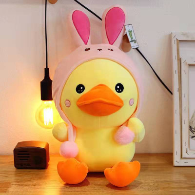 Gấu bông vịt baby cosplay thỏ hồng, ếch, gấu nâu siêu mềm dễ thương (25cm) vải miniso 4 chiều cao cấp êm ái an toàn cho trẻ