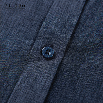 Áo sơ mi nam dài tay ALIGRO chất liệu pirma cotton mềm mịn, kiểu dáng đơn giản, tinh tế ALGS158
