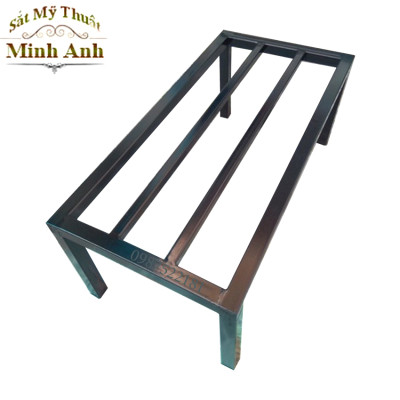 Kệ kê chậu cây Dài 70 cm. Rộng10-15- 20-25-cm. Cao 10-15-20-25cm. Hộp thép 16 x16mm. 2 nan phụ ( Hàng Chính Hãng )
