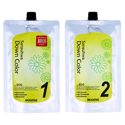 [Tặng móc khoá] Thuốc nhuộm tóc phủ bạc và thời trang Mugens Sansuhwa Color Hàn Quốc 2x450ml 