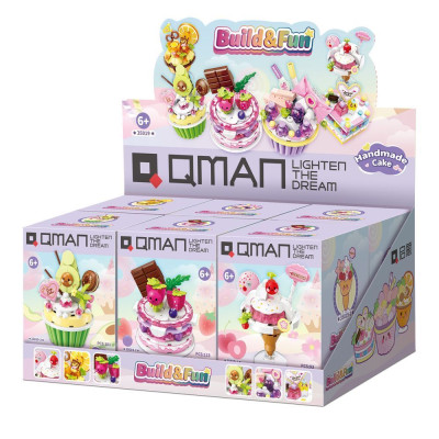 Đồ chơi - Bộ đồ chơi xếp hình mô hình món tráng miệng thủ công 35019 - QMAN - giao lẻ ngẫu nhiên
