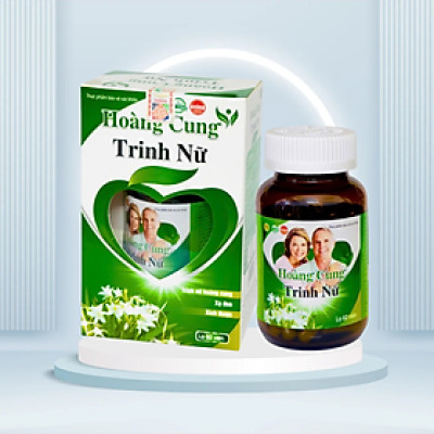 Hoàng cung trinh nữ - Hộp 60 Viên - Phụ Nữ Bị U Nang , U Xơ Tử Cung, Nam giới U Xơ Tiền Liệt Tuyến, Vinaphar