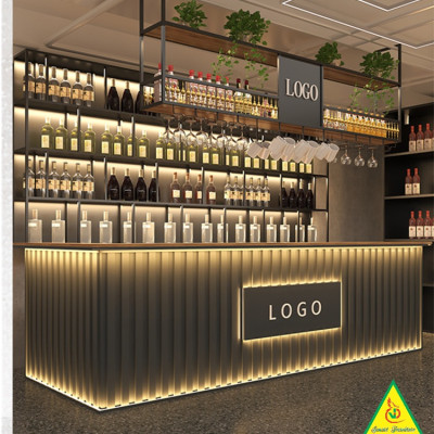 Bàn thu ngân, bàn lễ tân, bàn tính tiền bằng gỗ MDF QTT514- NỘI THẤT LẮP RÁP VIENDONGADV