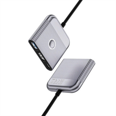 Hub Chuyển Đổi WI WU Travel 3-IN-1 TYPE C WI-HB002 - Hàng Chính Hãng