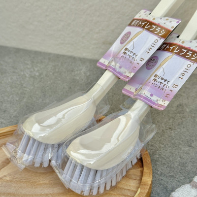 Chổi cọ toilet cán dài, đầu cong Seiwa Pro 40cm - Hàng Nội Địa Nhật Bản