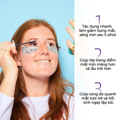 Mặt nạ mắt Skin Republic Fast Fix Holographic Foil Under Eye Patch (2 cặp) 6ml