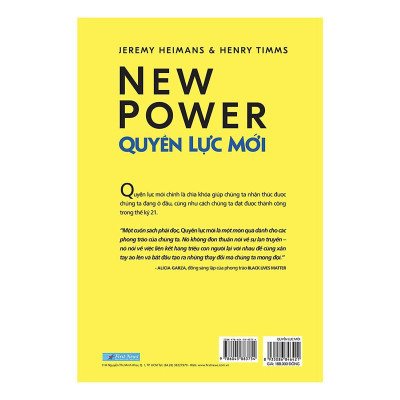 Sách - Quyền Lực Mới - Tương Lai Thế Giới Được Định Hình Như Thế Nào - First News
