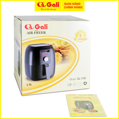 Nồi chiên không dầu Gali GL-1120 dung tích lớn 6 lít, đa chức năng nướng, hàng chính hãng 100%, bảo hành 24 tháng chính hãng