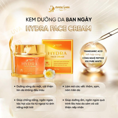 COMBO Kem Dưỡng Da Ngày Đêm HYDRA & BIO FACE CREAM - Mờ Đóm Nâu, Nám, Tàn Nhang, Da Trắng Bật Tông