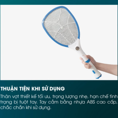 Vợt bắt muỗi điện tử Model: VBM RD.02