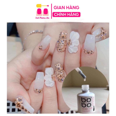 Sơn Thạch Nước Gạo BOBO Số 13 Cao Cấp Chai 15ml Làm Nail Tinh Tế, Sơn Gel Siêu Bền, Màu Bóng, Không Bọt Khí, Chuyên Dùng Cho Tiệm Nail