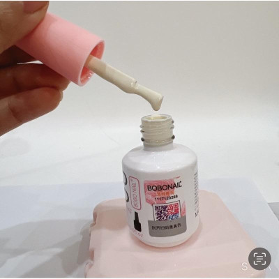 Sơn Gel Trắng Sữa BOBO Milk White Cao Cấp 15ml, Làm Nail Bóng Mướt, Màu Chuẩn, Lông Cọ Sợi Tơ Cao Cấp Nail Phương Miu Nữ