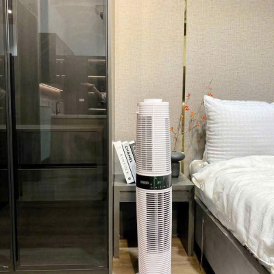 Quạt tháp Unold Super Air Smart Turmventilator 360 màu trắng 86130 Hàng chính hãng