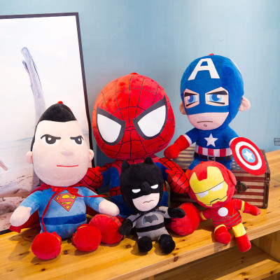 Gấu Bông Siêu Anh Hùng Các Loại Siêu Dễ Thương Cho Bé (27cm--->40cm) Người Sắt, Người Dơi, Người Nhện, Siêu Nhân, Đội Trưởng Mỹ Hàng Cao Cấp, An Toàn Cho Trẻ Nhỏ