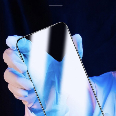 Kính cường lực Wiwu tự lấy bụi Dành Cho Iphone Có Màng Che Loa, Chống Vân Tay, Chống Dầu - Hàng Chính Hãng