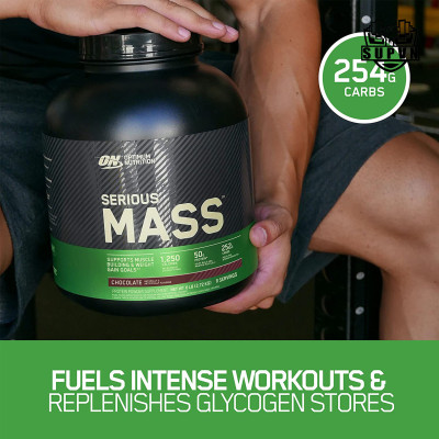 Serious Mass On 6lbs - Sữa tăng cân tăng cơ giàu dinh dưỡng dành cho người gầy - Optimum Nutrition Serious Mass Weight