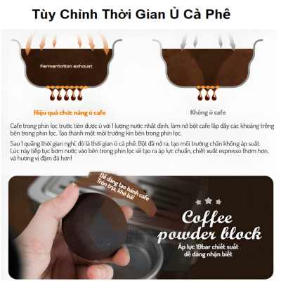 Bản nâng cấp - Máy pha cà phê Espresso chuyên nghiệp, thương hiệu Mỹ cao cấp HiBREW - H10 Plus. Hàng chính hãng