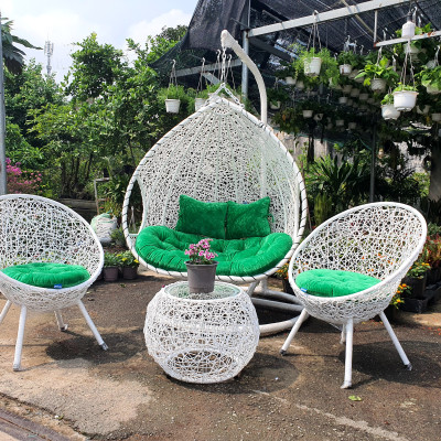 Bộ bàn ghế sân vườn + xích đu đôi NAVICOM N1