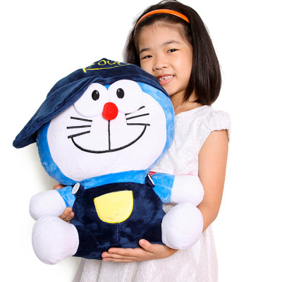 Gấu bông Doraemon rock mũ cực ngầu