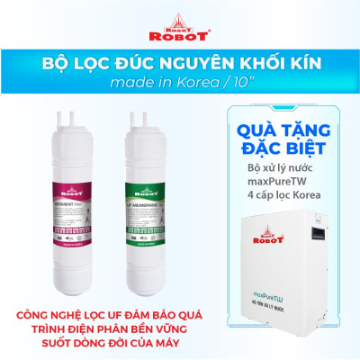 Máy Lọc Nước Điện Giải Ion Kiềm Robot IonSmart 38 Chức Năng Nóng Thông Minh Tạo 8 Loại Nước Điện Giải Để Bàn Treo Tường - Hàng Chính Hãng