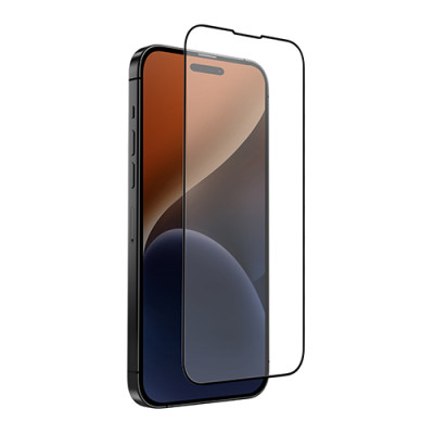 Kính Cường Lực Nhám có viền UNIQ OPTIX Matte Clear dành cho iPhone 15 Pro / 15 Promax - Hàng Chính Hãng