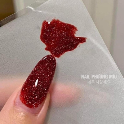 Sơn Nhũ Flash Đỏ XEIJAYI Chai 15ml Cao Cấp Làm Nail Siêu Sáng, Sơn Kim Tuyến Đỏ Đậm Mướt Chuẩn Màu Cho Móng Hiệu Ứng 9D Lấp Lánh