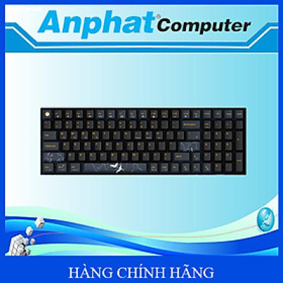 Bàn phím cơ không dây Newmen GM1000  (Hạc - Trăng & Mây) Kailhbox white/Red Axis - Hàng Chính Hãng 