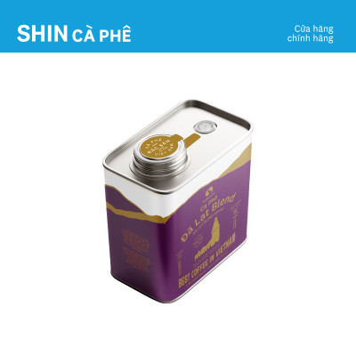 Cà phê Đà Lạt Blend - SHIN Cà phê - Cà phê pha phin - Hộp thiếc 200g
