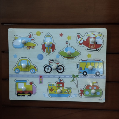 Bảng Núm Gỗ, Đồ Chơi Gỗ Nhiều Chủ Đề, Đồ Chơi Giáo Dục Sớm Cho Bé, Đồ Chơi Trẻ Em Asstar