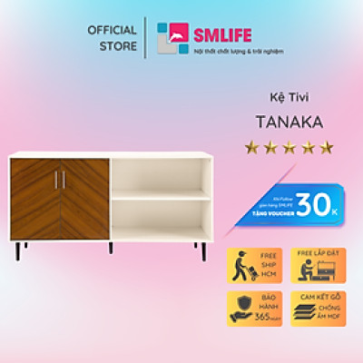 Kệ TV phòng ngủ thiết kế nhỏ gọn hiện đại SMLIFE Tanaka