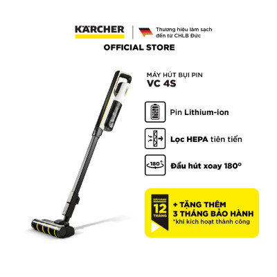 Máy Hút Bụi Cầm Tay Karcher VC 4s - Hàng Chính Hãng