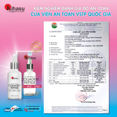 Serum Collagen KIHASU Dưỡng Trắng Sáng Da, Làm Mờ Vết Sạm, Tàn Nhang, Trẻ Hóa Làn Da, Hiệu Quả Sau 8 Tuần Sử Dụng