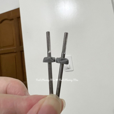 Đầu Mài Titan 3XF Hình Khối Đầu Mài Trụ Làm Nail, Mài Da Siêu Sạch Hiệu Quả, Đẩy Da Mịn Màng Cho Móng Tay Chân, Chất Lượng Cao Cấp Bền Bỉ T27 Plus