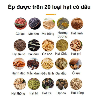 Máy ép dầu thực vật chuyên nghiệp thương hiệu Anh Quốc Aosida B03S - Năng suất 4-6kg/giờ - Hàng chính hãng