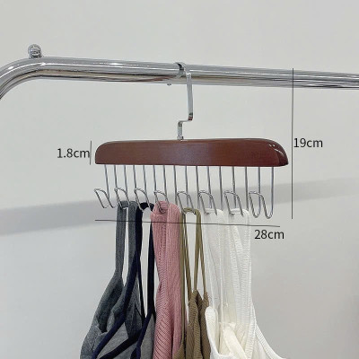 MÓC TREO GỖ treo đồ lót, thắt lưng, cà vạt, áo dây vật dụng phong cách vintage sang trọng - Hàng chính hãng