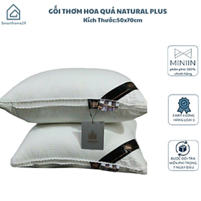 Ruột Gối Cao Cấp Dubai (2 Chiếc) - Gối Thơm Hoa Quả Natural Plus, Chất Liệu Cao Cấp, Mềm Mại - HÀNG CHÍNH HÃNG MINIIN