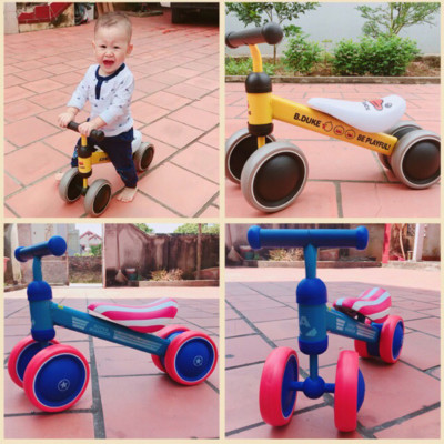 Xe thăng bằng, Xe chòi chân 4 bánh tự cân bằng cho bé yêu - siêu dễ thương - TẶNG KÈM TRANH GHÉP 9 MẢNH CHO BÉ