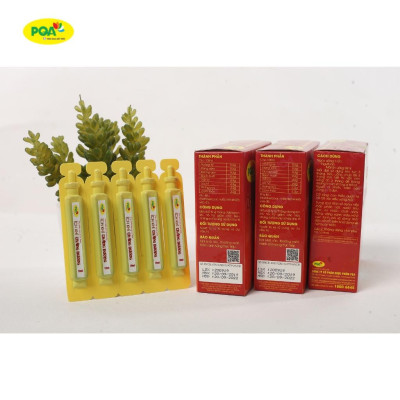 Ích Khí Thăng Dương PQA Giúp Điều Bổ Tì Vị, Hỗ Trợ Giảm Các Triệu Chứng Sa Tử Cung, Trĩ Hộp 10 Ống