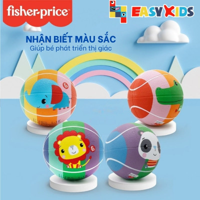 Đồ chơi bóng rổ trẻ em cao cấp Fisher Price cho trẻ 2-6 tuổi có tặng kèm bơm hơi