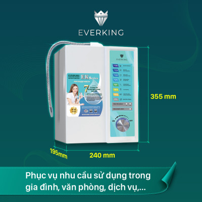Máy Lọc Nước Điện Giải iON Kiềm EVERKING EK-73 - Hàng Chính Hãng