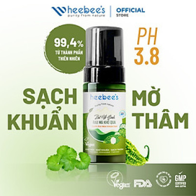 Bọt Vệ Sinh Rau Má Khổ Qua Rừng Thuần Chay Heebee