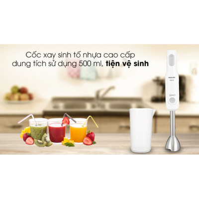 Máy xay sinh tố cầm tay Philips HR2534 (650W) - Hàng chính hãng