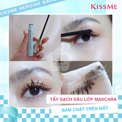 Combo Mascara Chuốt Cong Tơi Mi Và Tẩy Trang Mi Kissme Heroine Make (Combo 6.6 mL & 1.8 G)