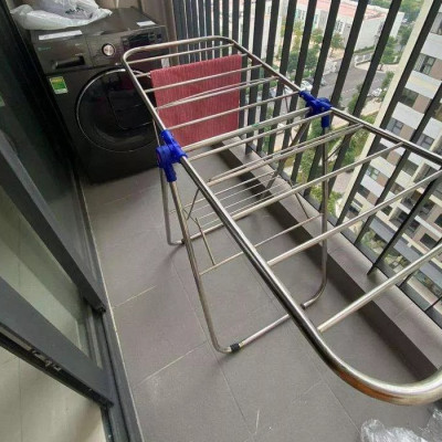 Giàn phơi, giá gấp gọn phơi quần áo Inox chữ A cao cấp Sothing- Hàng chính hãng